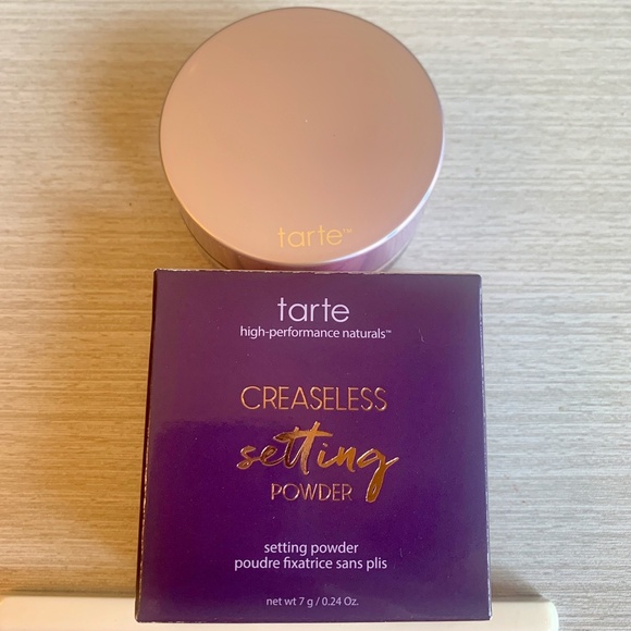 Tarte Pink Creaseless Loose Setting & Brightening Powder Full Size NIB Authentic - Picture 6 of 9